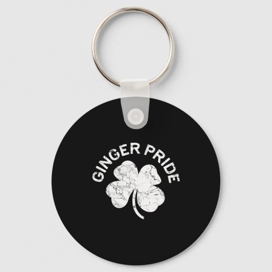 Ginger Pride Shirt Irish Men Women St Patricks Day Sleutelhanger (Voorkant)