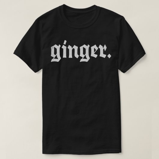 Ginger Redhead Pride Design T-shirt (Design voorkant)