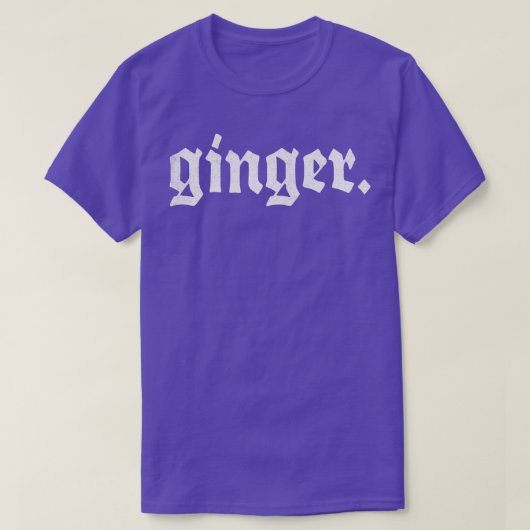 Ginger Redhead Pride Design T-shirt (Design voorkant)