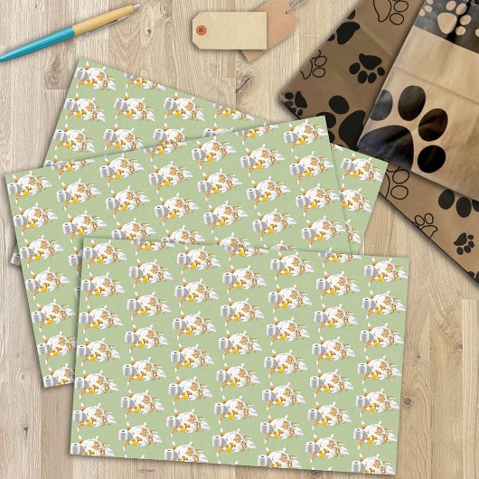 Ginger Sinaasappel Cat Funny Toilet Papier