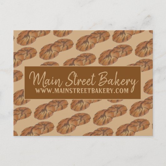 Ginger Snap Cookies Foodie Bakery Pastry Chef Briefkaart (Voorkant)