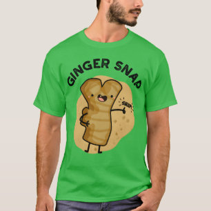 Ginger Snap Grappig Voedsel Kruiden Specerijen vri T-shirt