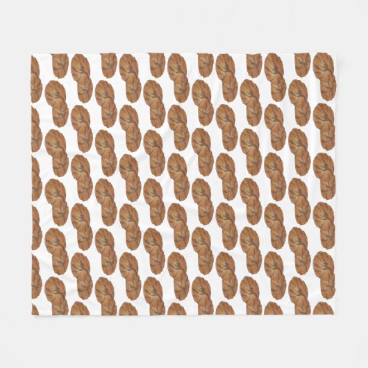 Ginger Snaps Gingersnap Biscuit Ginger Nut Cookies Fleece Deken (Voorkant (Horizontaal))