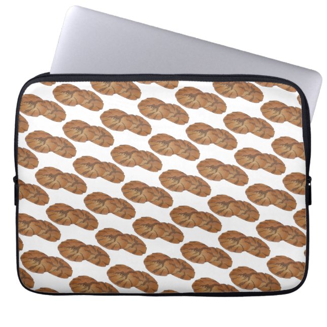 Ginger Snaps Gingersnap Biscuit Ginger Nut Cookies Laptop Sleeve (Voorkant)