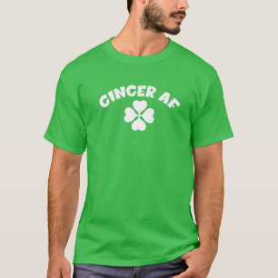 Ginger St Patricks Day Funny Redhead Irish Womens T-shirt