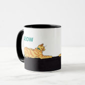 Ginger Striped Cat MEOW Mok (Voorkant links)
