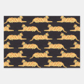Ginger Striped Cats Patroon Inpakpapier Vel (Voorkant)