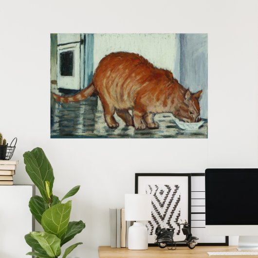 Ginger Tom Chat - Imprimer ou Poster (Bureau à domicile)