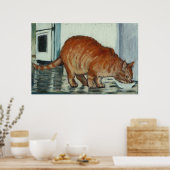 Ginger Tom Chat - Imprimer ou Poster (Cuisine)