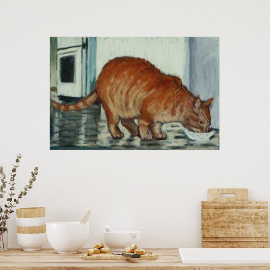 Ginger Tom Chat - Imprimer ou Poster (Cuisine)