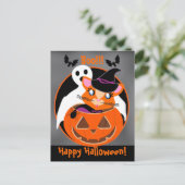 Ginger Toon Kitty Boo ! Carte postale Cercles (Debout devant)