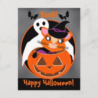 Ginger Toon Kitty Boo ! Carte postale Cercles