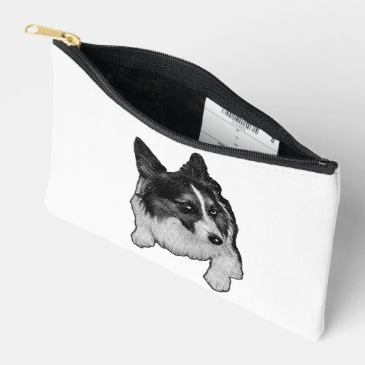 Ginger-Twirl Zip Pouch Etui (Open)