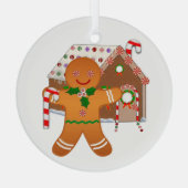 Ginger Wars Glas Ornament (Achterkant)