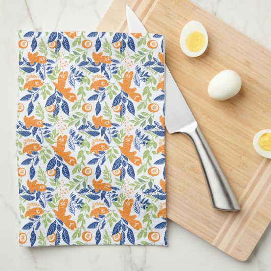 Ginger Zest - theedoek (Quarter Fold)