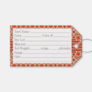 GINGERBREAD 3.5"x2" Étiquettes de fils