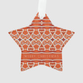 GINGERBREAD Acryl Star Ornament + Tekst (achterkant)