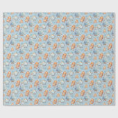 Gingerbread Baby Gingerbread Kerstboom Cadeaupapier (Vlak)