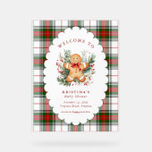 Gingerbread Baby Shower Welcome (Recto)