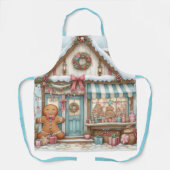 Gingerbread Bakery House Schort (Voorkant)