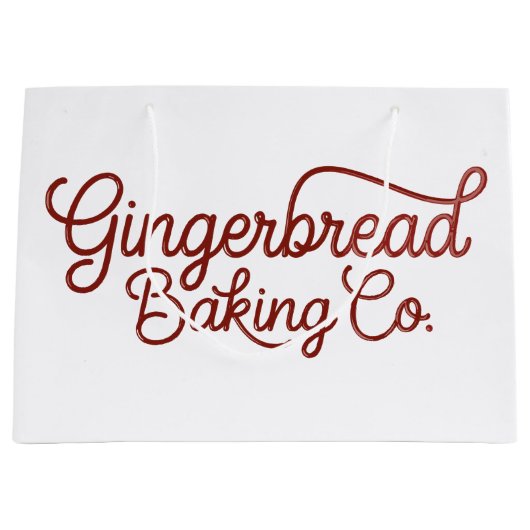 Gingerbread Baking Co Kerstmis Groot Cadeauzakje (Voorkant)