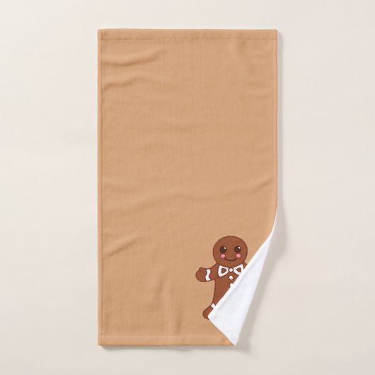  Gingerbread Bath Towel Set (Serviette à main)