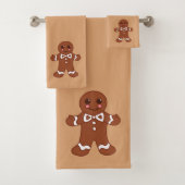  Gingerbread Bath Towel Set Bad Handdoek (Insitu)
