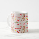 Gingerbread biscuit cerf de vacances MUG (Devant gauche)
