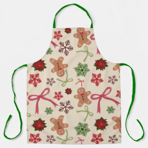 Gingerbread Bliss All-Over Print Schort