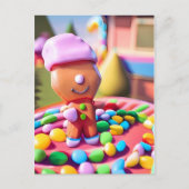 Gingerbread Boy Makes Good beroemd gemaakt door Ch Briefkaart (Voorkant)