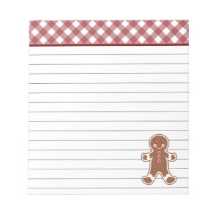 Gingerbread Boy Notitieblok
