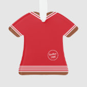 Gingerbread Boy Red & White Kesaké Noël (dos)