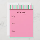 Gingerbread Boy Uitnodigingen (Achterkant)