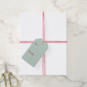 Gingerbread Candy Cane Gift Label Cadeaulabel (Met Touw)