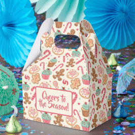 Gingerbread Candyland Christmas Pattern Bedankdoosjes