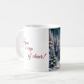 Gingerbread Castle uit het kerstbos Koffiemok (Voorkant links)