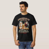 Gingerbread Cat Baking Co Purrfect Spice Christmas T-shirt (Voorkant volledig)
