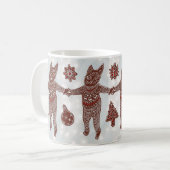 Gingerbread Cat & Cookies, Christmas 2025 Mug (Devant gauche)