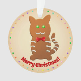 Gingerbread Cat en een Gingerbread Heart Ornament