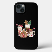 Gingerbread Christmas Coffee Lover Gift Kerstmis Case-Mate iPhone Case (Achterkant)