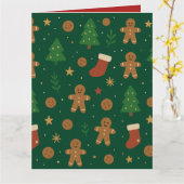 Gingerbread Christmas Fun Kaart (Gele Bloem)