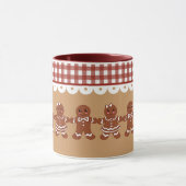 Gingerbread Christmas Holiday Coffee Mok (Midden)