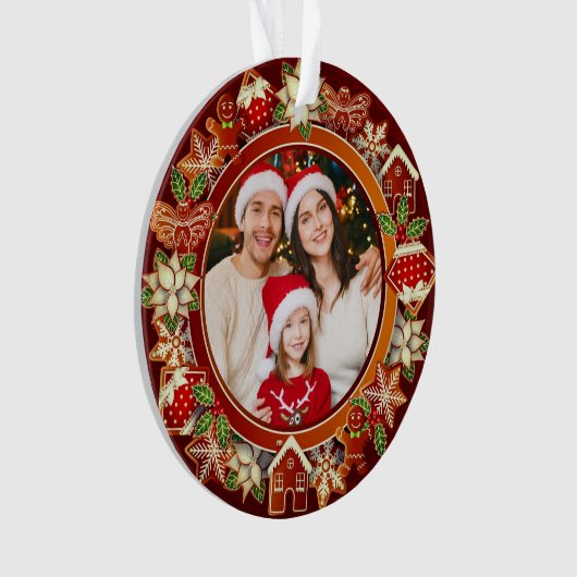 & Gingerbread Christmas I Custom Holiday Keepsake  (devant)