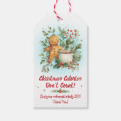 Gingerbread Christmas Pop-By Cadeaulabel (Voorkant)