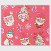Gingerbread Christmas Treats Cadeaupapier (Vlak)