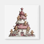 Gingerbread Christmas Tree | Christmas Magnet (Devant)