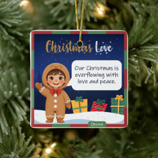 Gingerbread Cookie Christmas Ornament