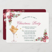 Gingerbread Cookie Drink takken kerst Kaart (Voorkant / Achterkant)