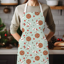 Gingerbread Cookie en Milk Holiday Baking Schort