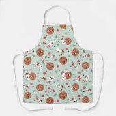 Gingerbread Cookie en Milk Holiday Baking Schort (Voorkant)